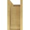 Ekena Millwork 10"W x 20"D x 20"H Classic Sheridan Rough Cedar Woodgrain TimberThane Corbel, Primed Tan CORUR10X20X20SHERCPR - alternate 3